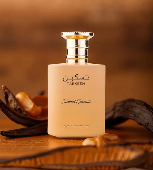 Caramel Cascade Paris Corner – Parfum gourmand unisexe au caramel et vanille