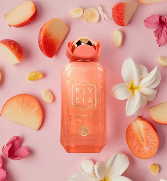 Elysia Lychee Fizz – Eau de parfum fruitée unisexe au litchi, jasmin et bois de santal