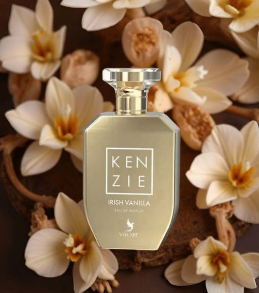 Kenzie Irish Vanilla – Parfum unisexe gourmand à la vanille et au caramel