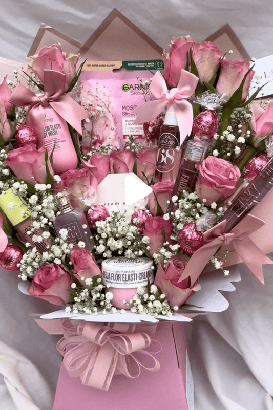 Pink Rose Makeup Bouquet - parfumdelea